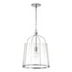 preview thumbnail 10 of 8, Madison 1-light Pendant w/Clear Seeded Glass