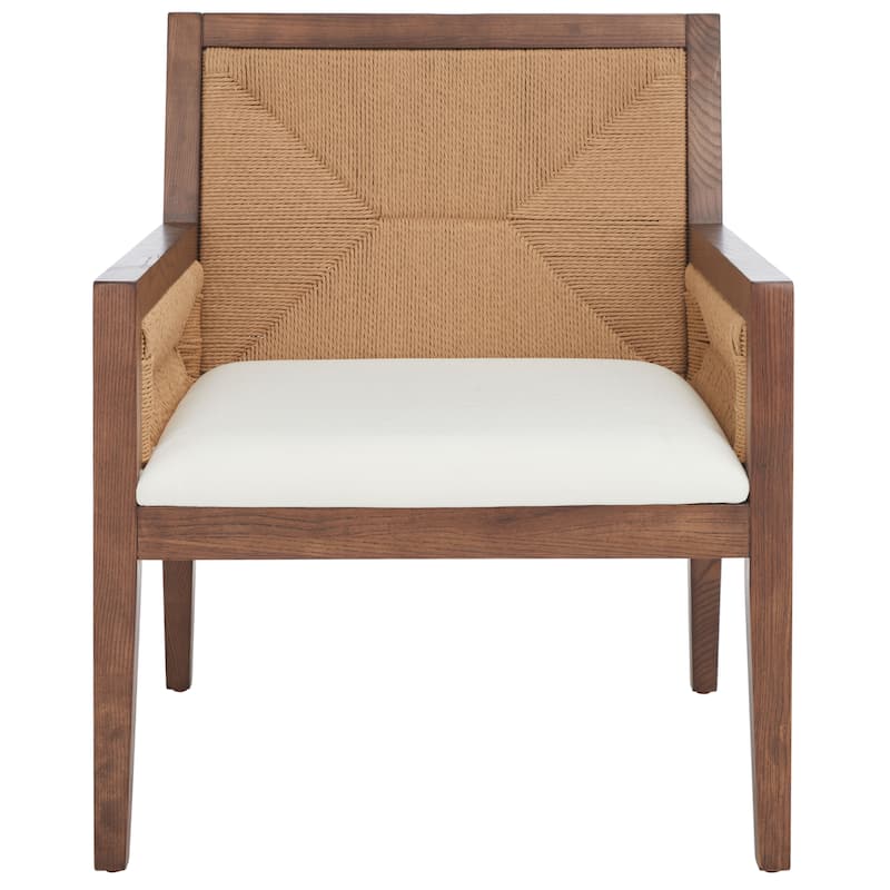 SAFAVIEH Couture Emilio Woven Accent Chair - 25 in. W x 26 in. D x 31 in. H