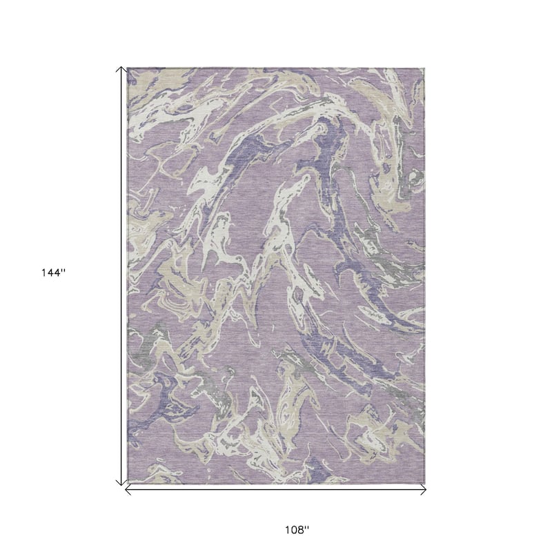 HomeRoots Abstract Transitional Rectangle Outdoor Rug