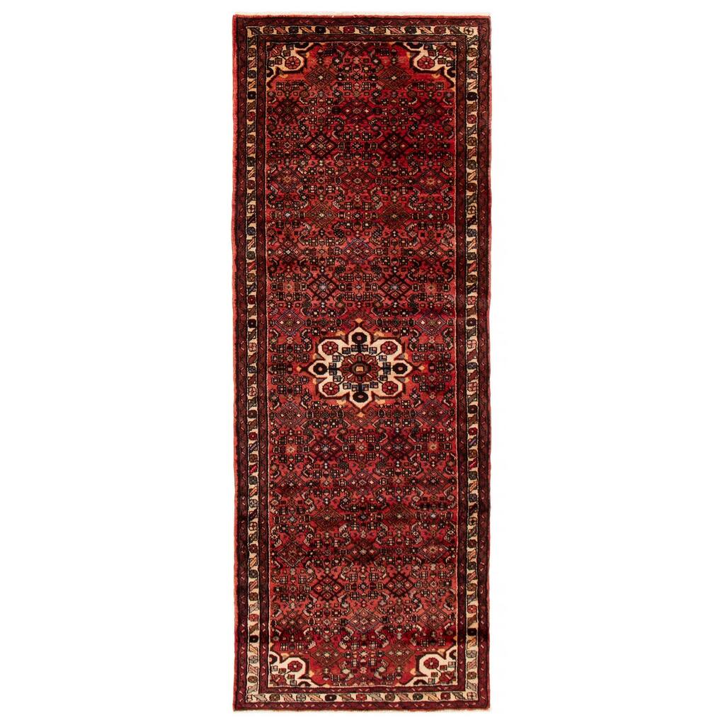ECARPETGALLERY Hand-knotted Andelz Red Wool Rug - 3'7 x 9'10