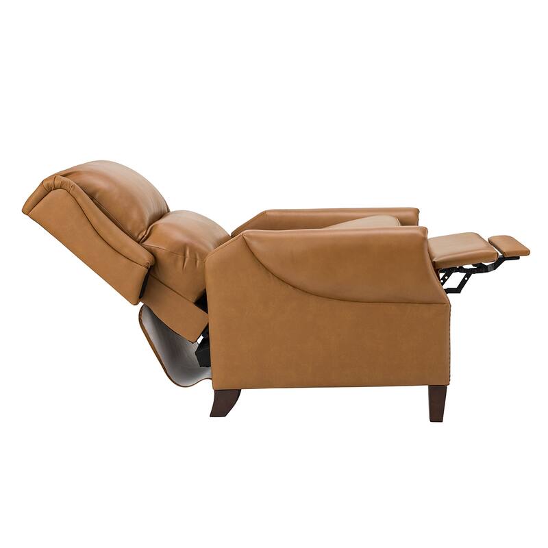 Alicia 32.68" Wide Genuine Leather Manual Recliner