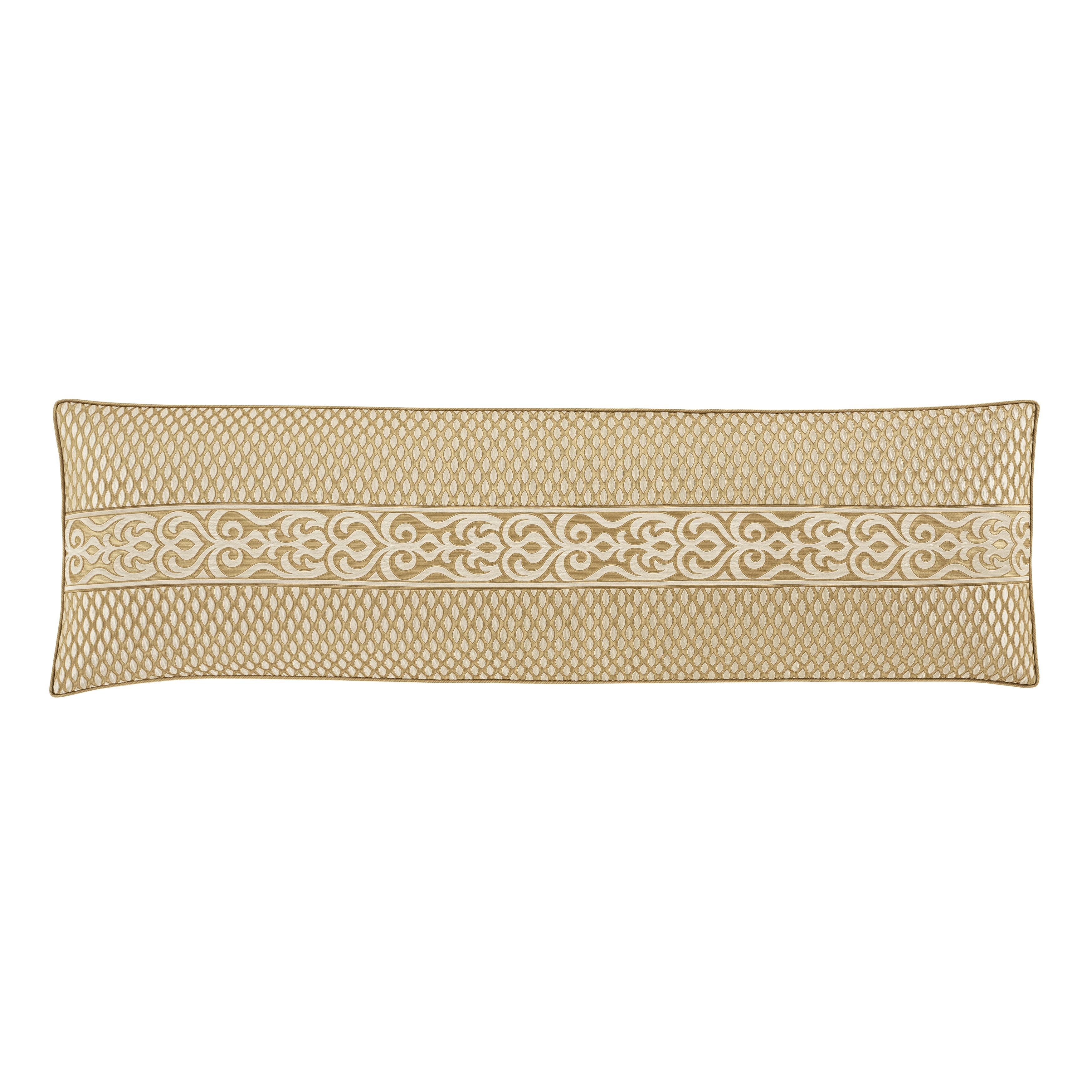 Gold bolster pillow best sale