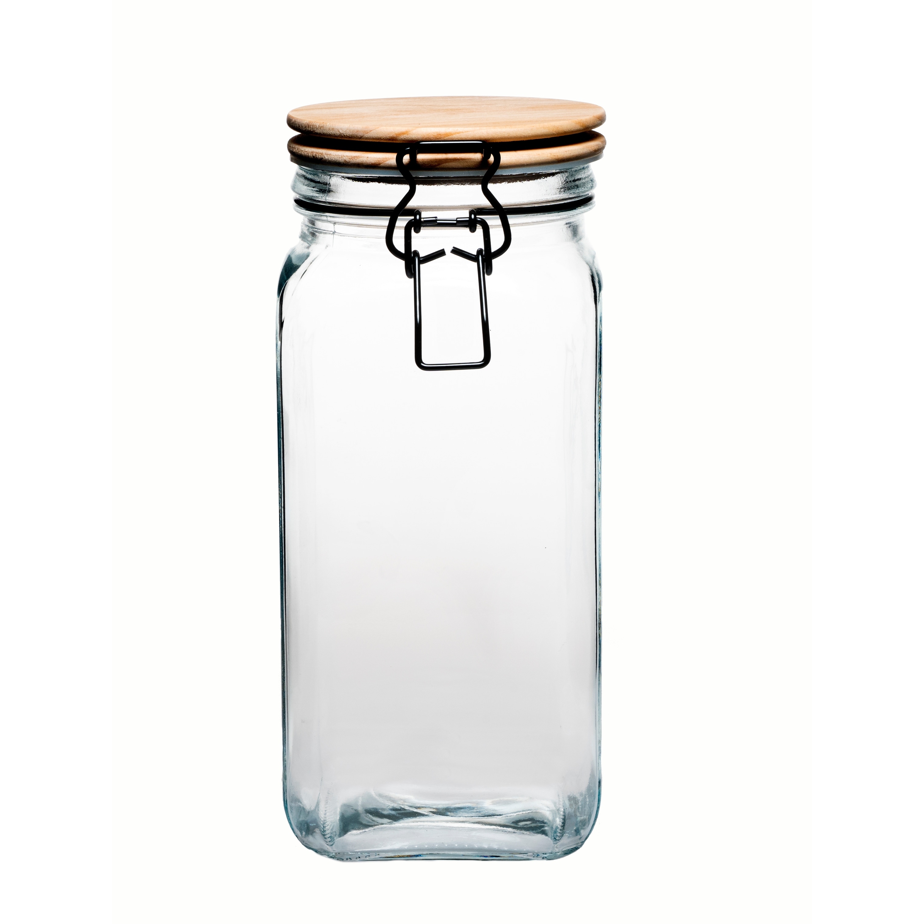 Amici Home Arlo Collection Glass Canister Cookie Jar, Food Safe