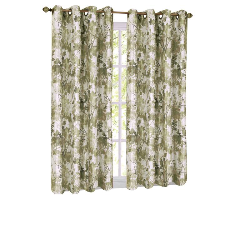 Tranquil Trees Insulated Curtain Panel
