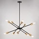 preview thumbnail 4 of 9, Vaxcel Lighting H0301 10 Light 35" Wide Sputnik Chandelier