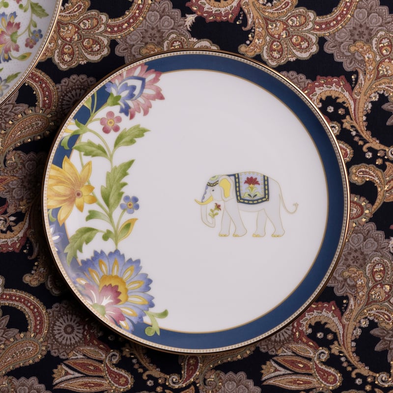 Tusker Garden Set Of 4 Salad Plates, 8.25"