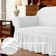 preview thumbnail 36 of 40, Subrtex 1 Piece Armchair Slipcover Seersucker Skirt Stretch Spandex Furniture Protector