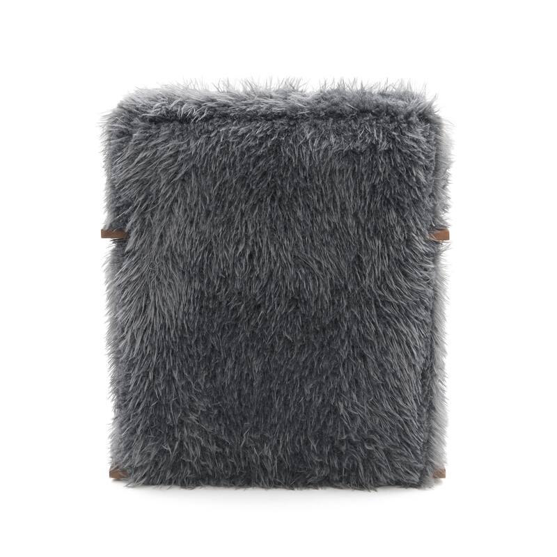 Furniture of America Neyra Modern 28-inch Faux Fur Accent Arm Chair