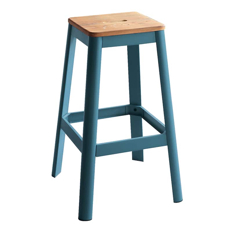 High Quality Armless Bar Stool with Crossbar Support