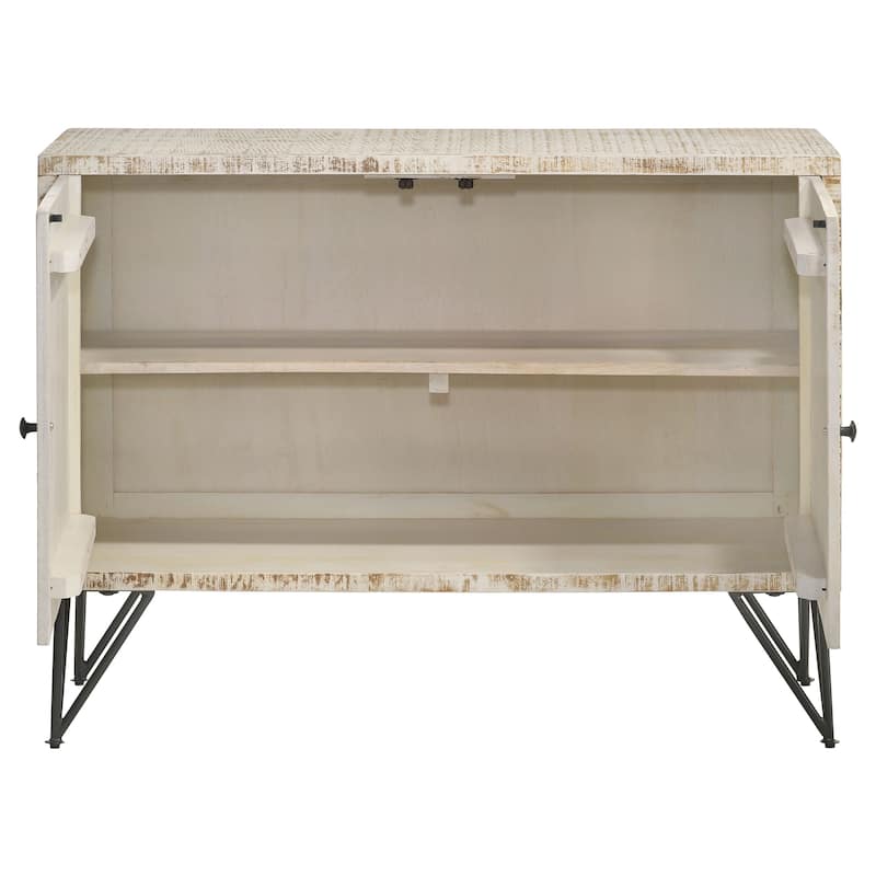 Eileen 2-door Wood Storage Accent Cabinet