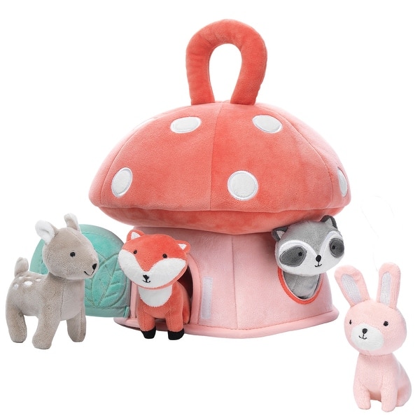 interactive stuffed animal - Lambs & Ivy Interactive Plush Mushroom House with Stuffed Animal ...
