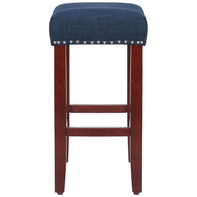 Jameson Upholstered Polyester Cherry 24 Inch Counter Stool (Set Of 2)