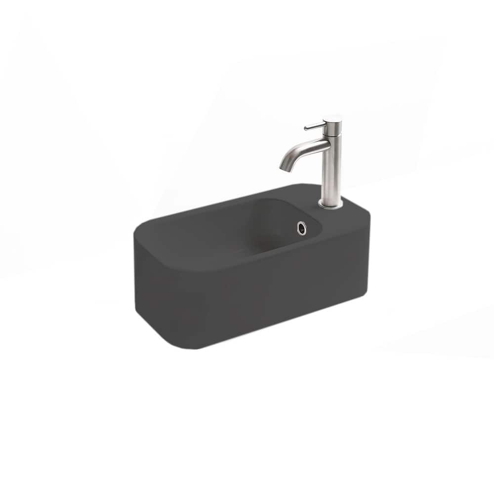 WS Bath Collections Cosa 18-7/8" Rectangle Ceramic Vessel Bathroom