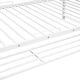 preview thumbnail 12 of 10, Twin Over Twin Metal Bunk Bed with Storage Shelf and Safety Guardrails ,Convertible Design