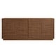 preview thumbnail 8 of 18, Render 4-Door Fluted Sideboard Cabinet TV Stand