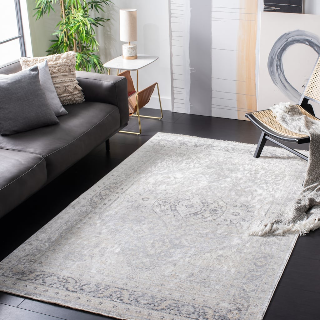 SAFAVIEH, Dream Kinga Vintage Abstract Polyester Rug