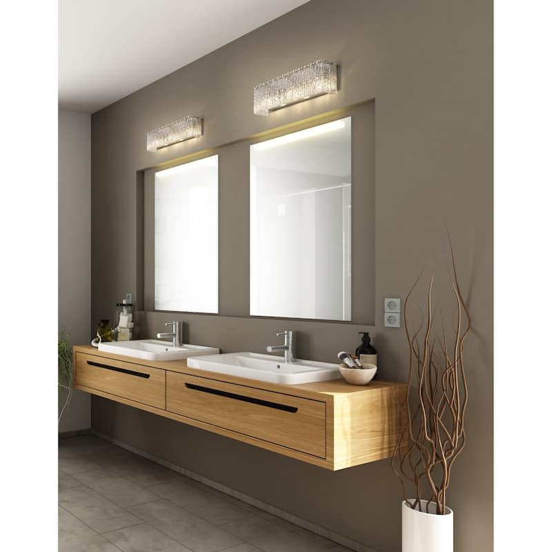 Z-Lite Glacier 3 Light Vanity - Brushed Nickel