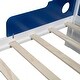 preview thumbnail 26 of 26, Twin Size Boat-Shaped Platform Bed Frame with 2 Drawers & Storage Box