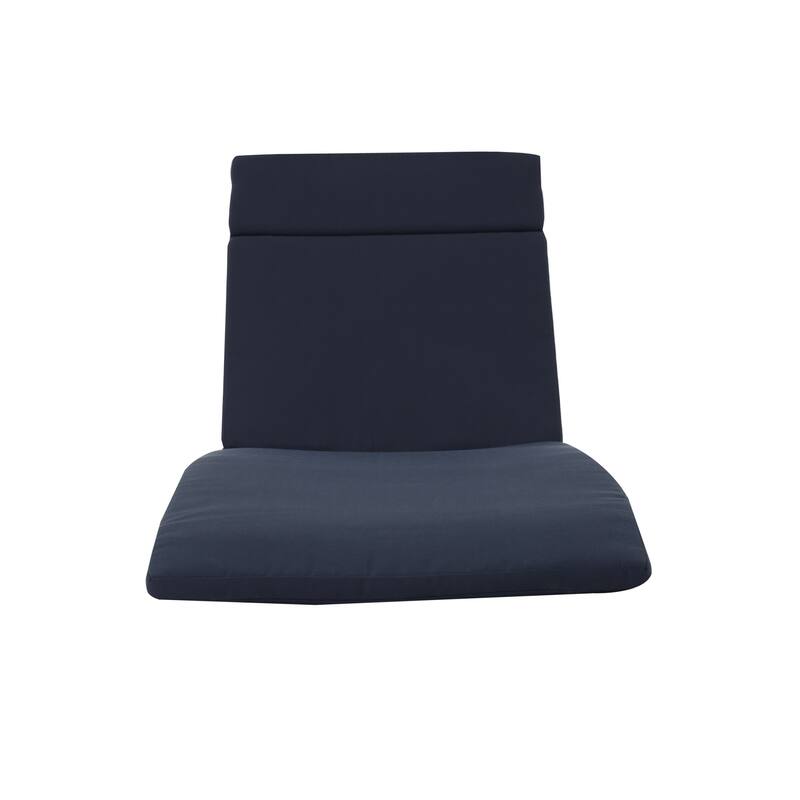 Roomfitters Salem Outdoor Chaise Lounge Cushion with Ties, Water Resistant, Patio Pad