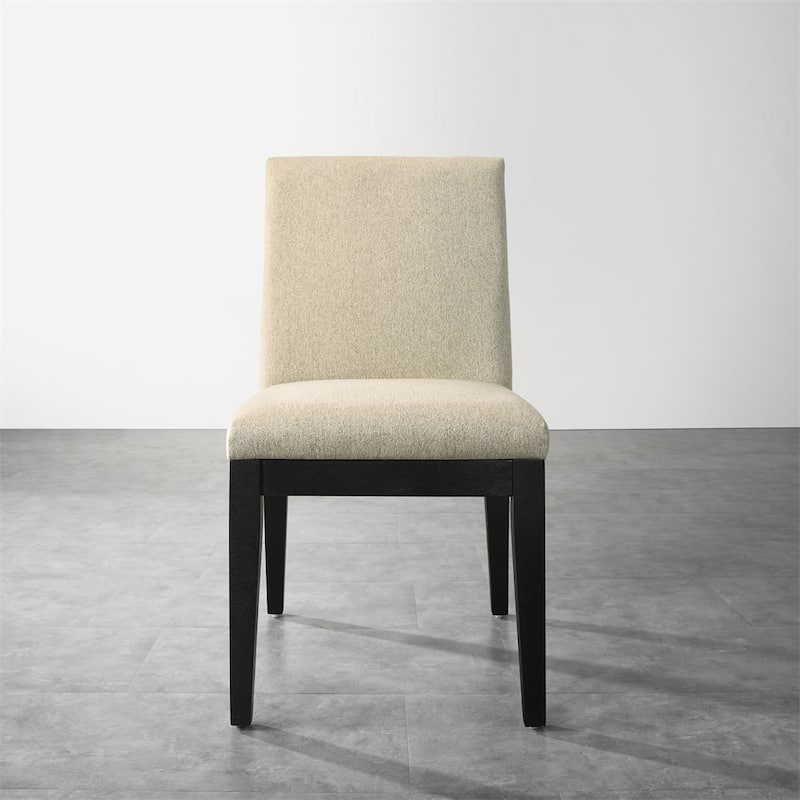 Contemporary Solid Wood Dining Chairs,Set of 2