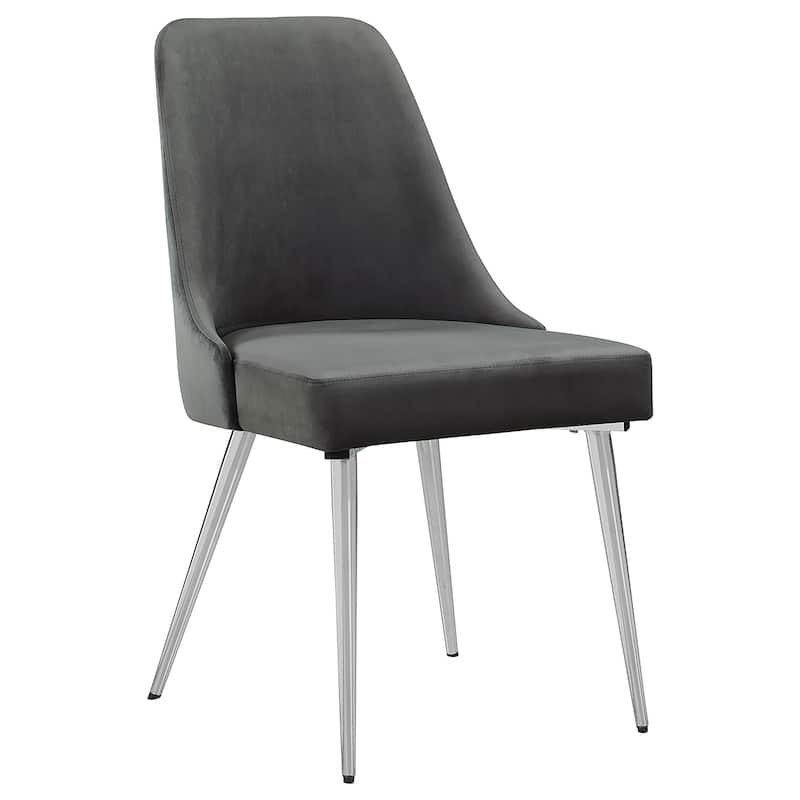 Cabianca Grey Upholstered Dining Side Chair (Set of 2)
