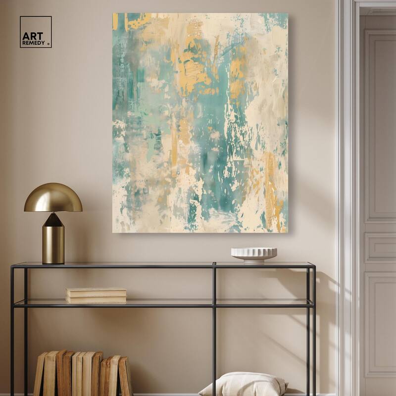 Minted Ivory II Canvas by Art Remedy, Gallery Wrapped