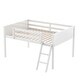 preview thumbnail 8 of 48, Low Loft Bed with Ladder & Fence Baffle