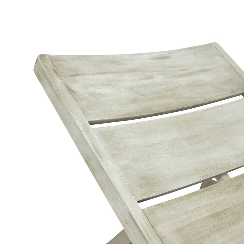 Maki Outdoor Wood Chaise Lounge by Christopher Knight Home