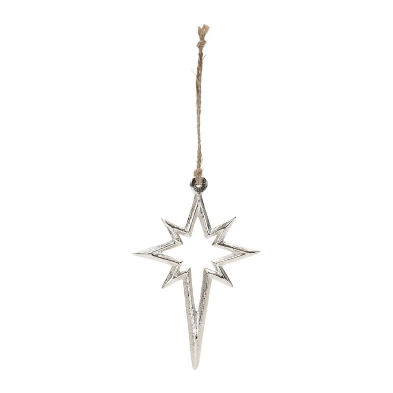 Metal Star Ornament (Set of 12) - N/A