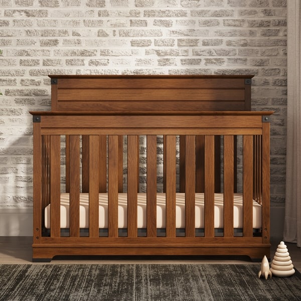 slide 2 of 17, Child Craft Redmond 4-in-1 Convertible Crib Coach Cherry