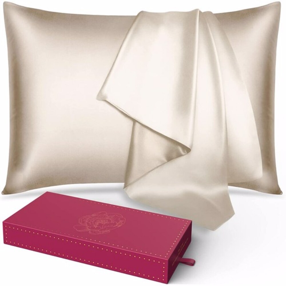 GhostBed Silk Pillowcase - 100% Mulberry Silk