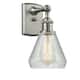 Option Brushed Satin Nickel / Clear Crackle