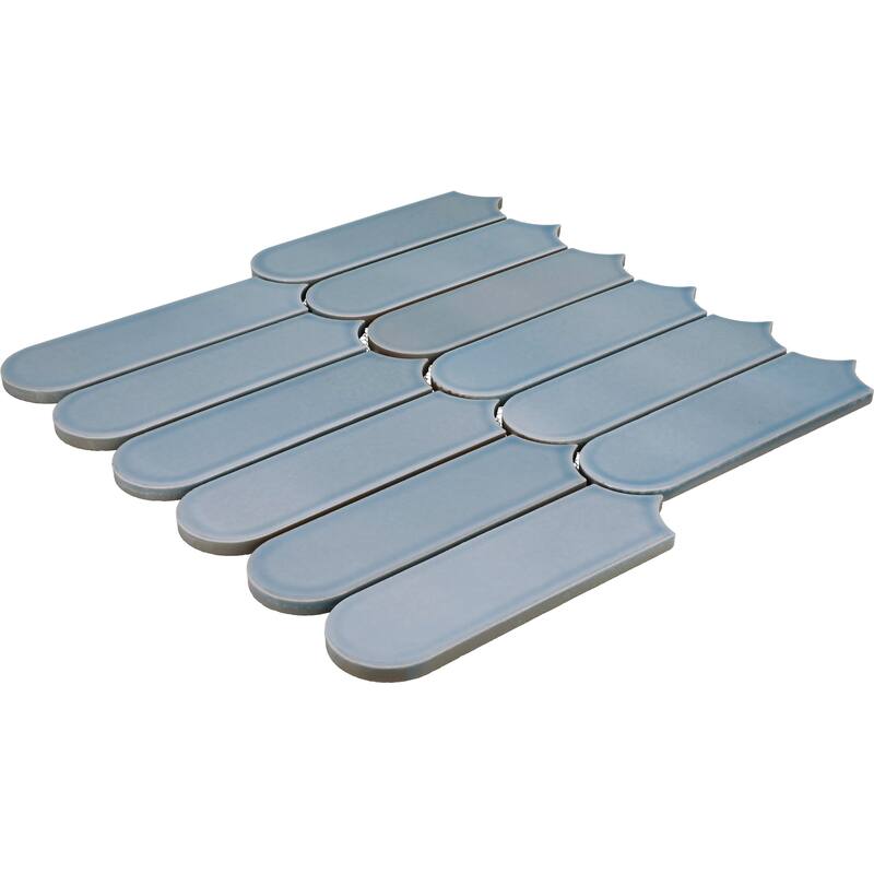 Daltile Artefino Vintage 2 x 6 Fish Scale Mosaic (10 PC Per SQFT) (10.00 SQFT Per Carton)