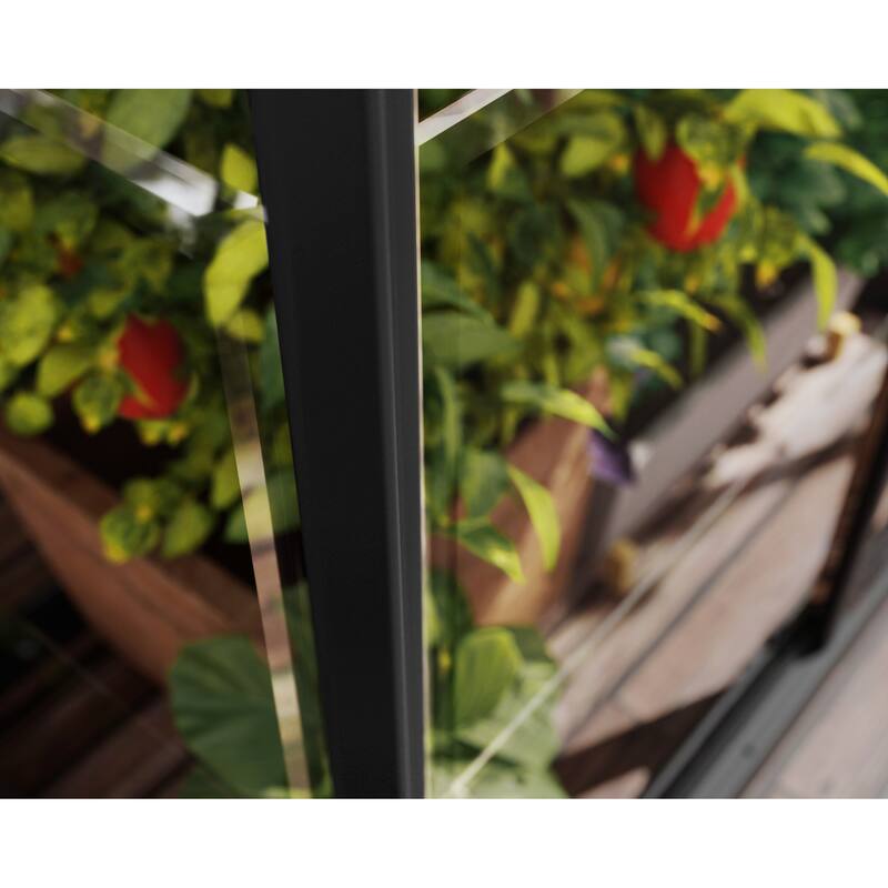 Ivy 4 ft. x 2 ft. Black/Clear Mini Greenhouse Kit - 4ft. x 2ft.