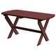 preview thumbnail 7 of 14, Poly Folding Oval Coffee Table Cherrywood