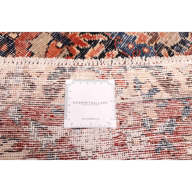 ECARPETGALLERY Hand-knotted Antalya Vintage Red Wool Rug - 7'1 x 9'10