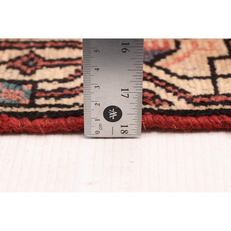 ECARPETGALLERY Hand-knotted Andelz Dark Copper Wool Rug - 2'4 x 9'8