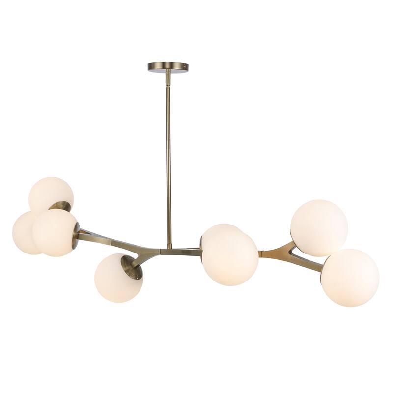 Trans Globe Lighting 11638 Rebel 8 Light 57" Wide Linear Pendant