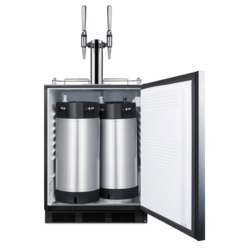 Summit 24 Inch Wide 5.5 Cu. Ft. Built-In Coffee Double Cold Brew Tap