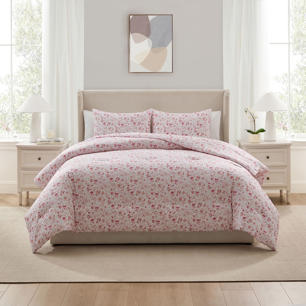 Empyrean Modern Comforter - 3 Piece Floral
