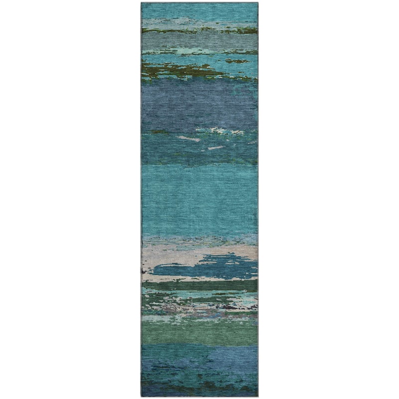 Premium Washable Super Soft Abstract Ombre Mayfield Rug