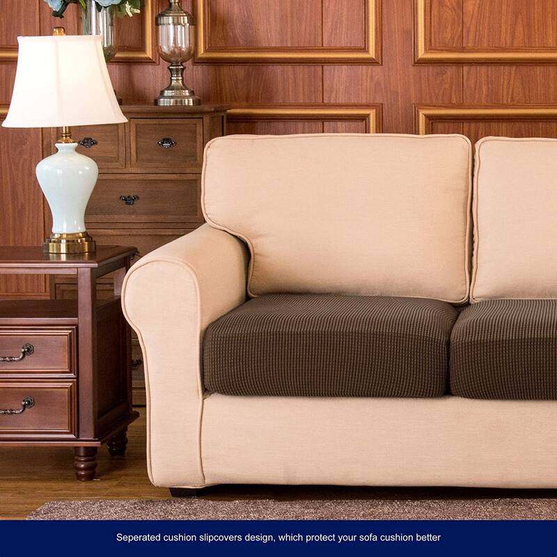 Subrtex Stretch Separate Sofa Cushion Slipcovers (1/2/3 PCS)