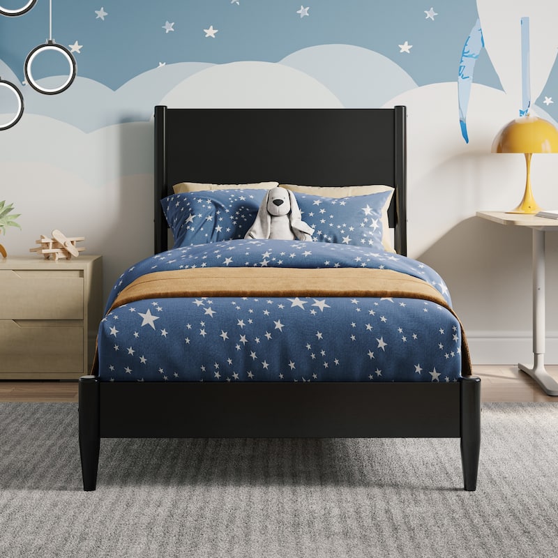 Pasadena Solid Wood Low Profile Platform Bed