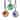 Kurt Adler UL 10-Light Multi-Color Spider Light Set