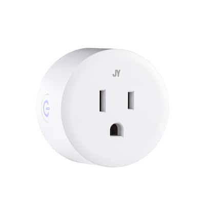 Smart Plug WiFi Remote App Control for Lights & Appliances; No Hub Required by JONATHAN Y - 1 Pack