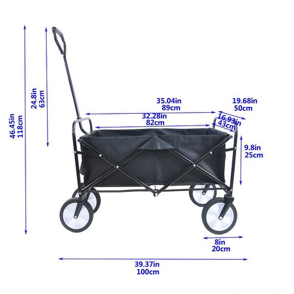 Folding Wagon Garden Shopping Beach Cart Bed Bath & Beyond 38881897