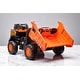 preview thumbnail 13 of 27, 24V Ride-On Dump Truck , Automatic Trailer, Bluetooth, and Music - Electric Construction Vehicle Toy,Halloween gift