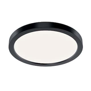 Kichler Lighting Ara 9.25" Round LED Flush mount in Black - 9.02