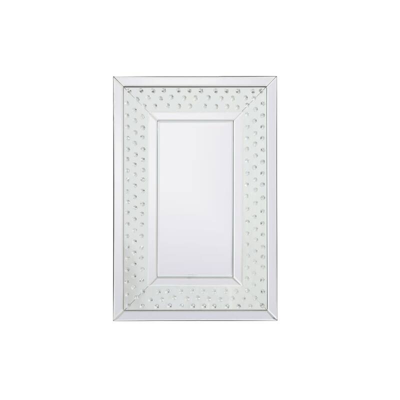 Elegant Lighting MR912030 Sparkle 20" W x 30" H Rectangular Framed - Clear