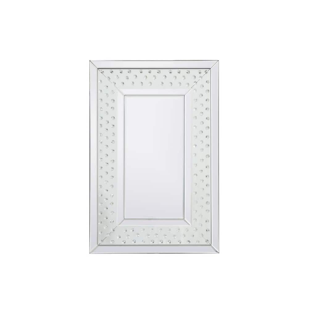 Elegant Lighting MR912030 Sparkle 20" W x 30" H Rectangular Framed